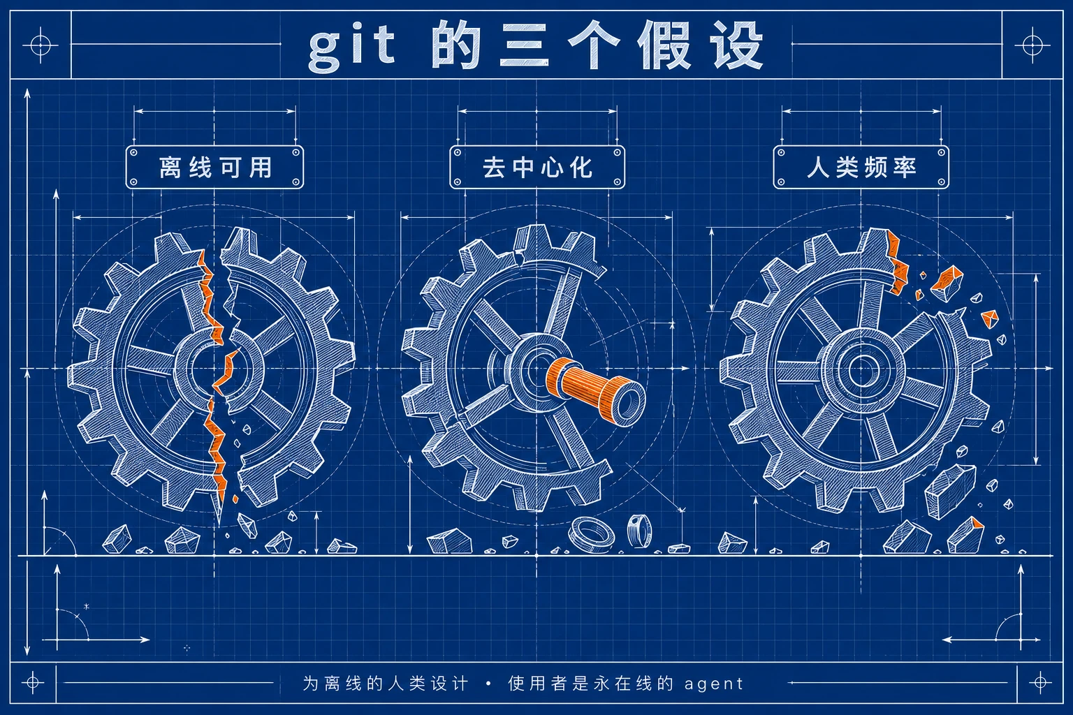 git 的三个假设
