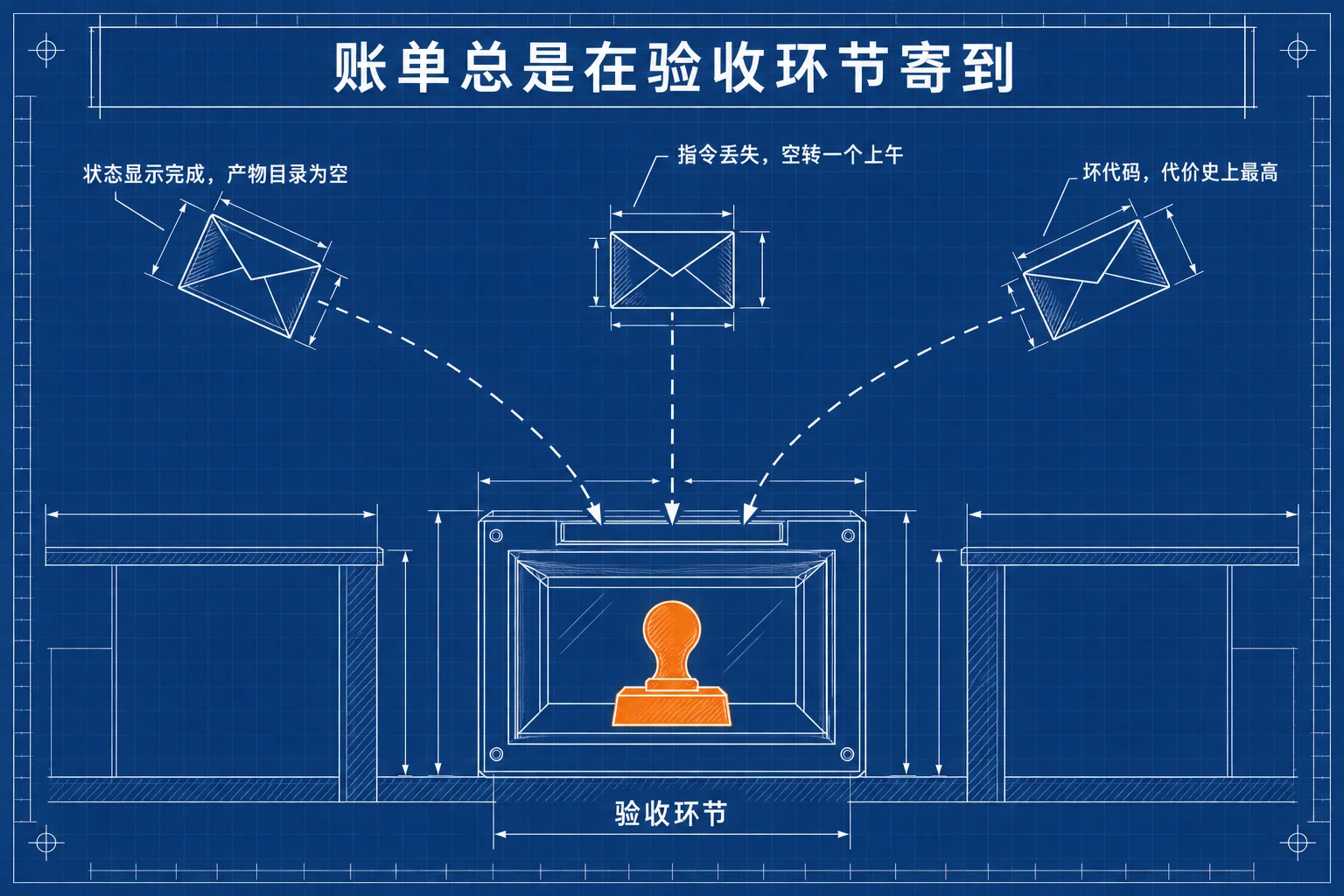账单寄到验收