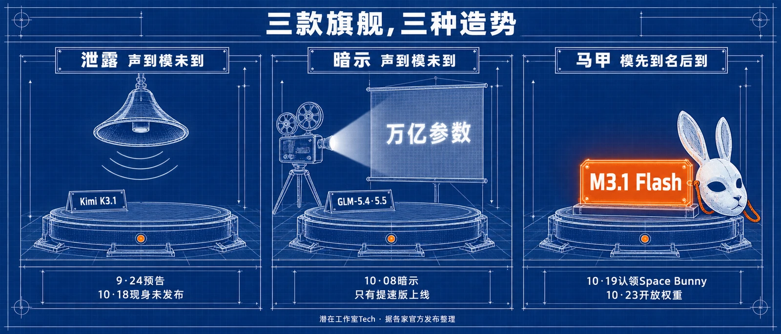 三款旗舰三种造势