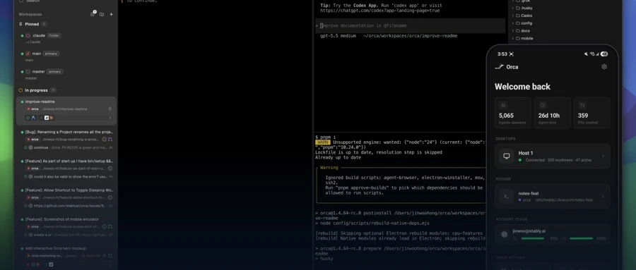 换了三个工具后,我们把 AI 编码的工作台留在了 Orca