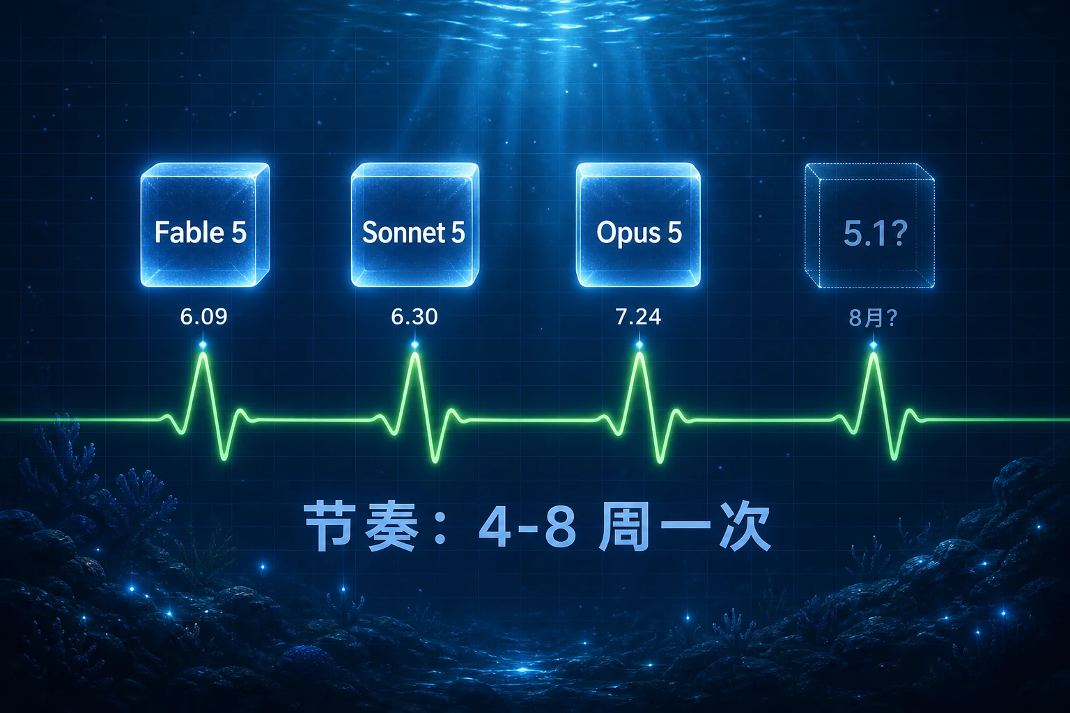Anthropic 心电图:4-8 周一次的发布节奏